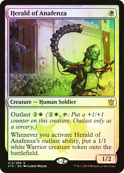 Herald of Anafenza\nKhans of Tarkir\nSingle\nMagic The Gathering