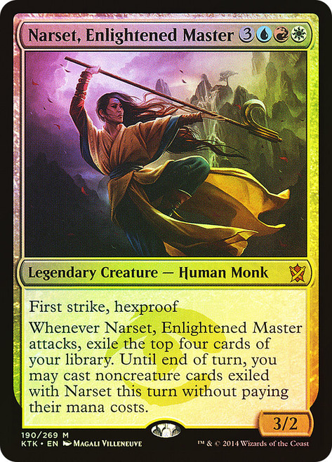 Narset, Enlightened Master\nKhans of Tarkir\nSingle\nMagic The Gathering