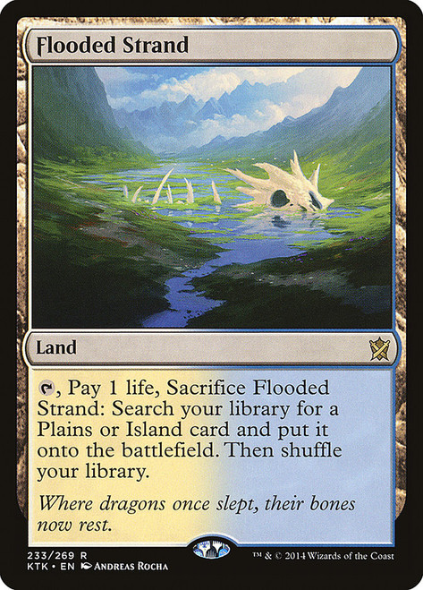 Flooded Strand\nKhans of Tarkir\nSingle\nMagic The Gathering