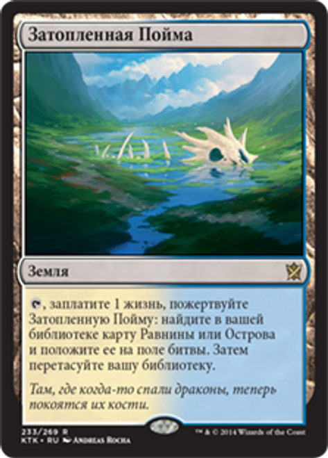 【格安送料無料】MTG「溢れかえる岸辺/Flooded Strand」オンスロート 日版 傷白かけアリ その他