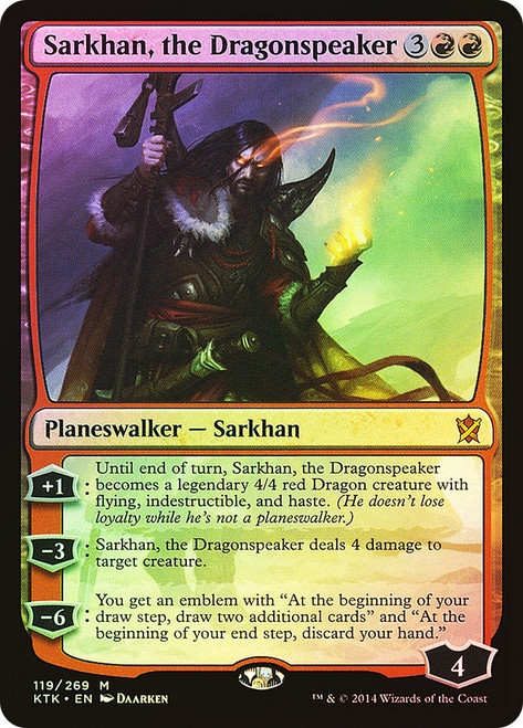Sarkhan, the Dragonspeaker\nKhans of Tarkir\nSingle\nMagic The Gathering