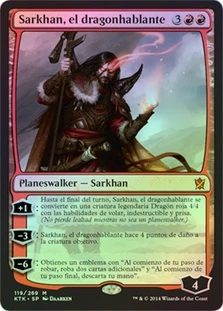 Sarkhan, the Dragonspeaker
Khans of Tarkir (Foil) - Spanish
Single
Magic The Gathering