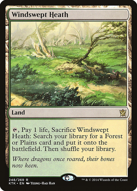 Windswept Heath\nKhans of Tarkir\nSingle\nMagic The Gathering