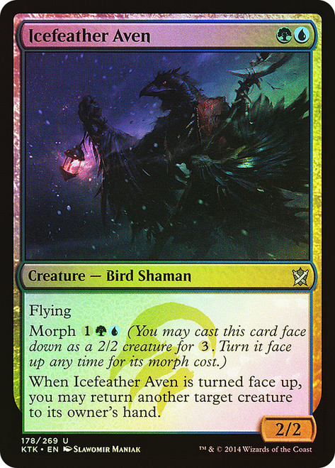 Icefeather Aven\nKhans of Tarkir\nSingle\nMagic The Gathering