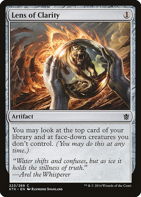 Lens of Clarity\nKhans of Tarkir\nSingle\nMagic The Gathering
