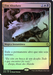 Utter End
Khans of Tarkir (Foil) - Portuguese
Single
Magic The Gathering