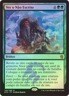 See the Unwritten
Khans of Tarkir (Foil) - Portuguese
Single
Magic The Gathering
