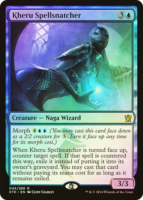 Kheru Spellsnatcher\nKhans of Tarkir\nSingle\nMagic The Gathering