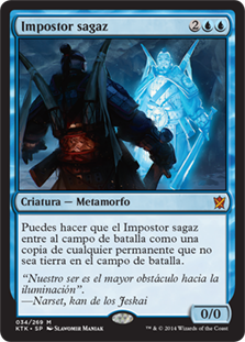 Clever Impersonator
Khans of Tarkir - Spanish
Single
Magic The Gathering