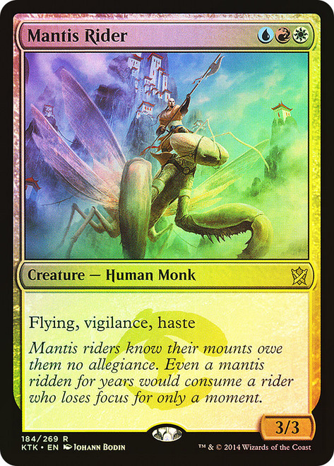 Mantis Rider\nKhans of Tarkir\nSingle\nMagic The Gathering