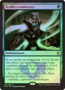 Hardened Scales
Khans of Tarkir (Foil) - French
Single
Magic The Gathering