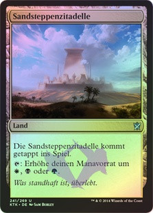 Sandsteppe Citadel
Khans of Tarkir (Foil) - German
Single
Magic The Gathering