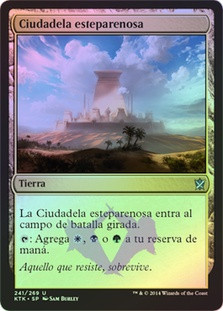 Sandsteppe Citadel
Khans of Tarkir (Foil) - Spanish
Single
Magic The Gathering