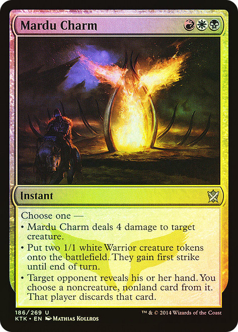 Mardu Charm\nKhans of Tarkir\nSingle\nMagic The Gathering