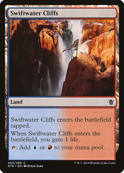 Swiftwater Cliffs\nKhans of Tarkir\nSingle\nMagic The Gathering