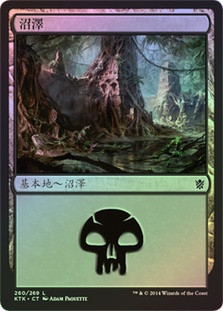 Swamp (#260)
Khans of Tarkir (Foil) - Chinese Traditional
Single
Magic The Gathering