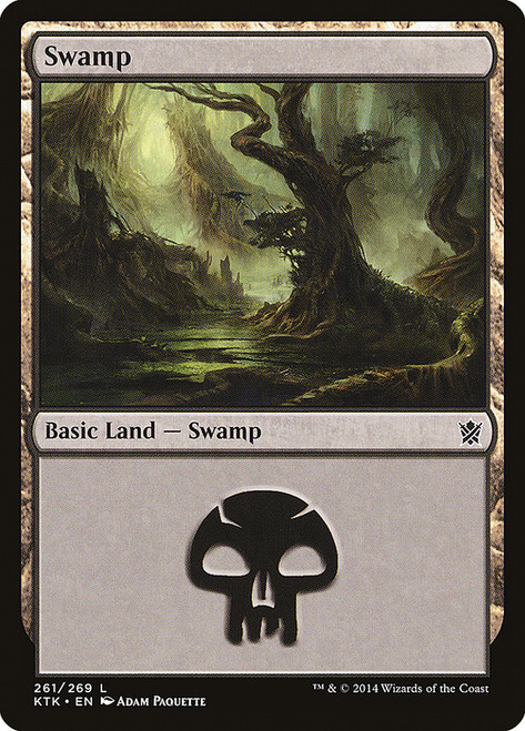 Swamp (#261)\nKhans of Tarkir\nSingle\nMagic The Gathering