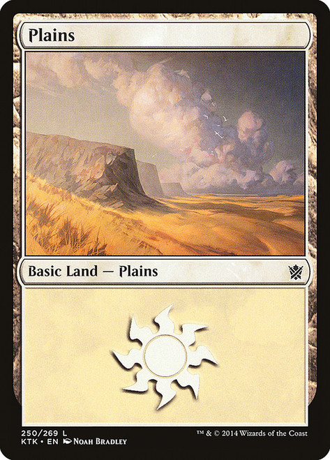 Plains (#250)\nKhans of Tarkir\nSingle\nMagic The Gathering