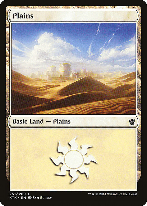 Plains (#251)\nKhans of Tarkir\nSingle\nMagic The Gathering