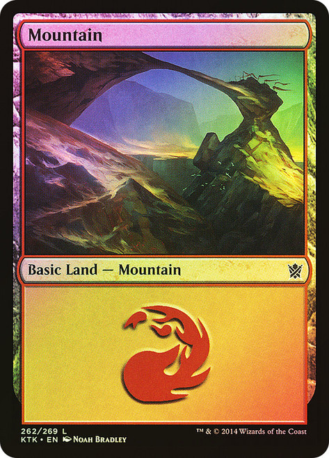 Mountain (#262)\nKhans of Tarkir\nSingle\nMagic The Gathering