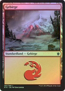 Mountain (#265)
Khans of Tarkir (Foil) - German
Single
Magic The Gathering