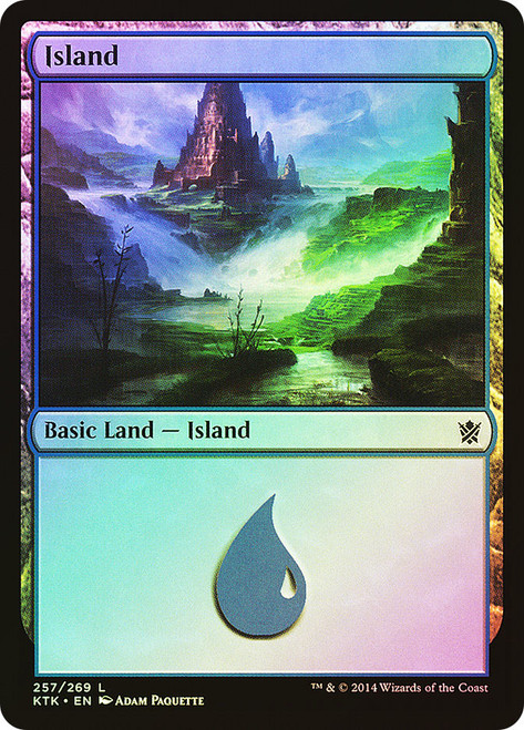 Island (#257)\nKhans of Tarkir\nSingle\nMagic The Gathering