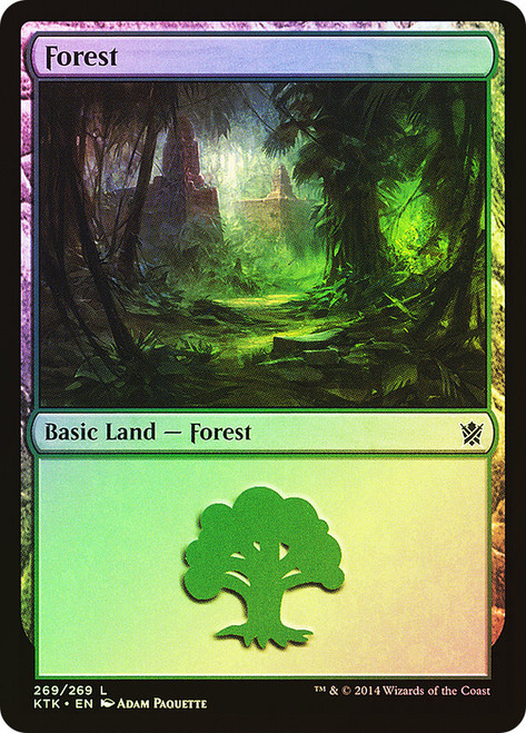 Forest (#269)\nKhans of Tarkir\nSingle\nMagic The Gathering