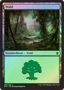 Forest (#269)
Khans of Tarkir (Foil) - German
Single
Magic The Gathering