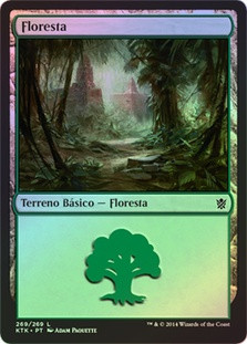 Forest (#269)
Khans of Tarkir (Foil) - Portuguese
Single
Magic The Gathering