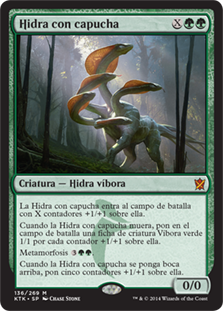 Hooded Hydra
Khans of Tarkir - Spanish
Single
Magic The Gathering