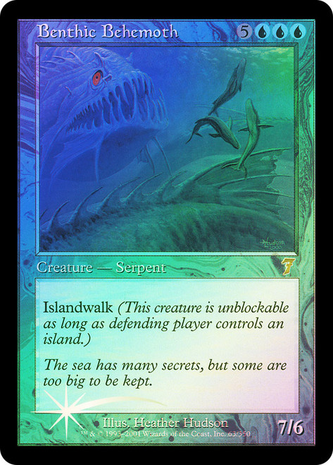Benthic Behemoth\n7th Edition\nSingle\nMagic The Gathering
