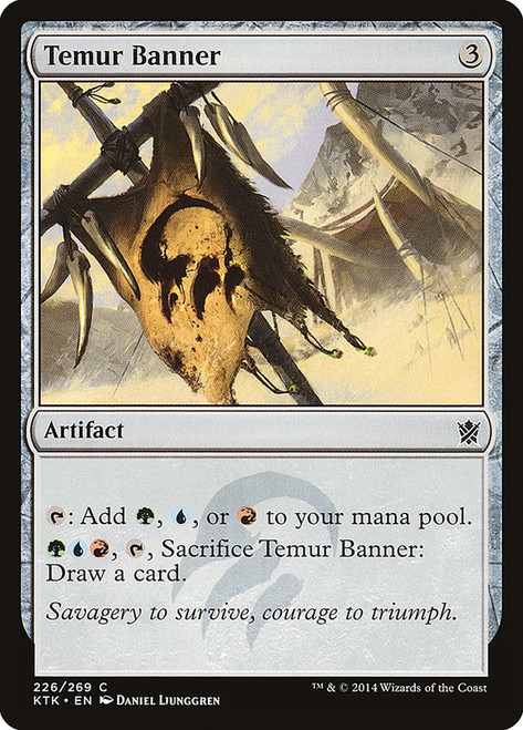 Temur Banner\nKhans of Tarkir\nSingle\nMagic The Gathering