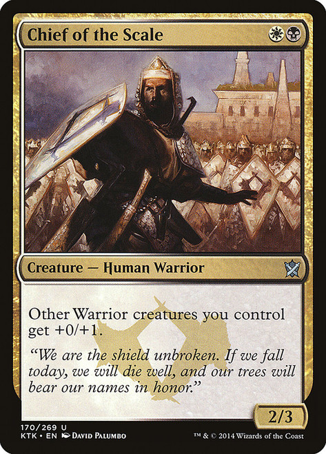 Chief of the Scale\nKhans of Tarkir\nSingle\nMagic The Gathering