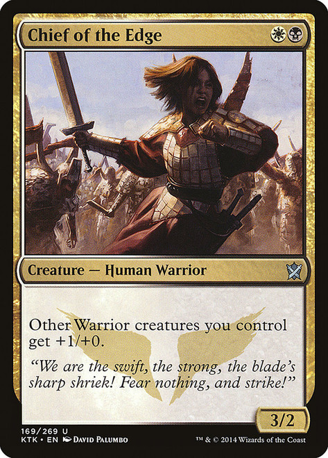Chief of the Edge\nKhans of Tarkir\nSingle\nMagic The Gathering