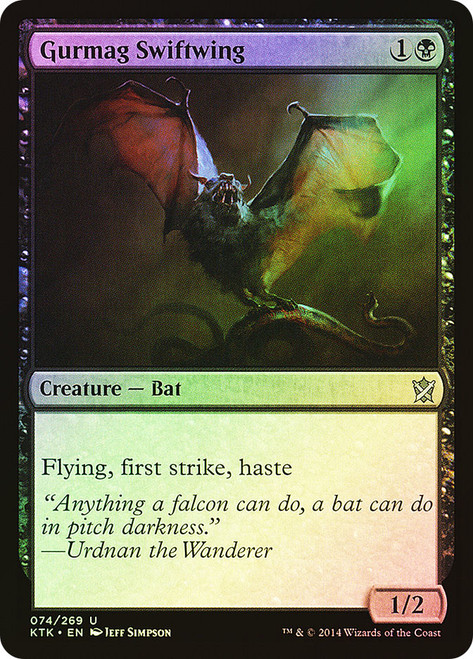 Gurmag Swiftwing\nKhans of Tarkir\nSingle\nMagic The Gathering