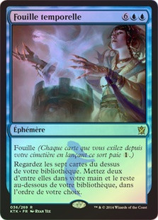 Dig Through Time
Khans of Tarkir (Foil) - French
Single
Magic The Gathering