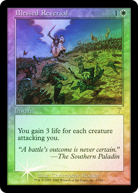 Blessed Reversal\n7th Edition\nSingle\nMagic The Gathering