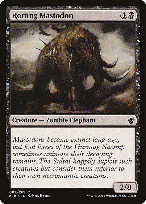 Rotting Mastodon\nKhans of Tarkir\nSingle\nMagic The Gathering