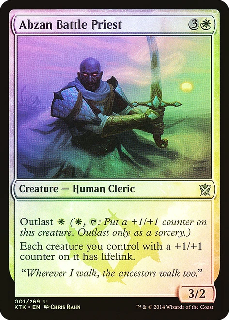 Abzan Battle Priest\nKhans of Tarkir\nSingle\nMagic The Gathering