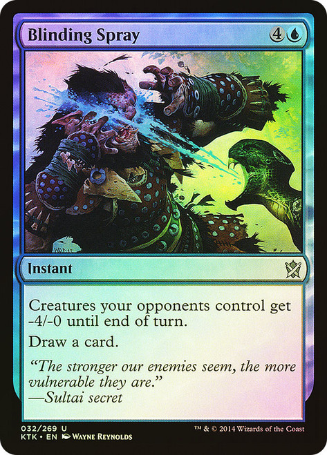 Blinding Spray\nKhans of Tarkir\nSingle\nMagic The Gathering