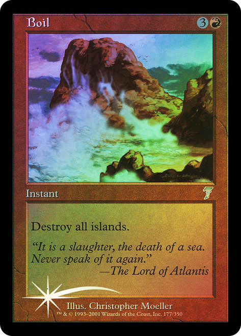 MTG 第7版　沸騰/Boil 英語版　foil MTG 第7版 沸騰/Boil 英語版 foil
