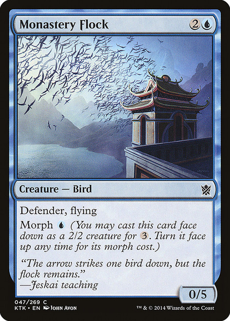 Monastery Flock\nKhans of Tarkir\nSingle\nMagic The Gathering