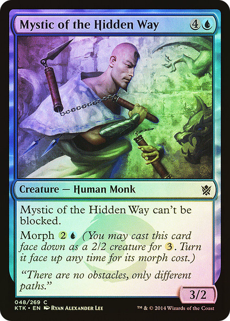 Mystic of the Hidden Way\nKhans of Tarkir\nSingle\nMagic The Gathering