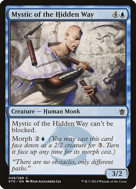Mystic of the Hidden Way\nKhans of Tarkir\nSingle\nMagic The Gathering