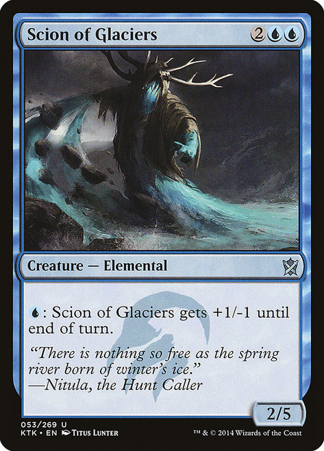 Scion of Glaciers\nKhans of Tarkir\nSingle\nMagic The Gathering