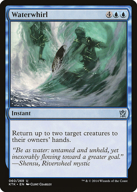 Waterwhirl\nKhans of Tarkir\nSingle\nMagic The Gathering