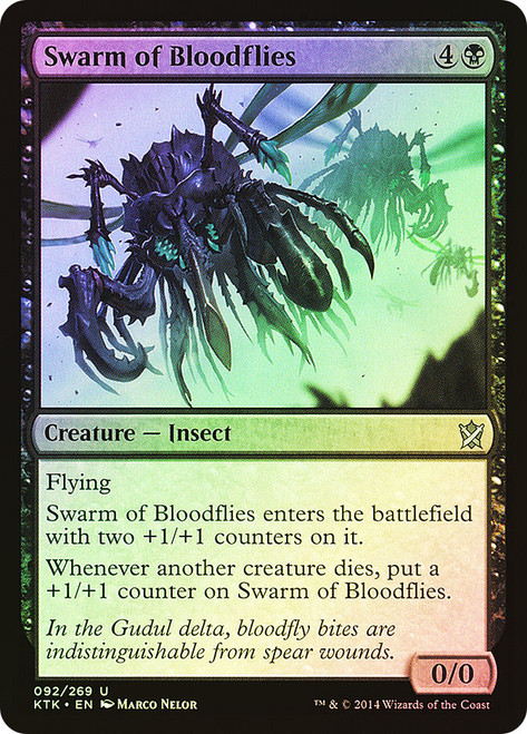 Swarm of Bloodflies\nKhans of Tarkir\nSingle\nMagic The Gathering