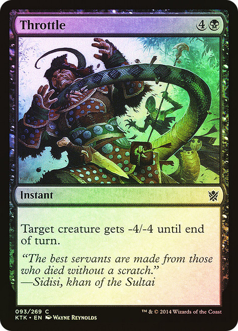 Throttle\nKhans of Tarkir\nSingle\nMagic The Gathering