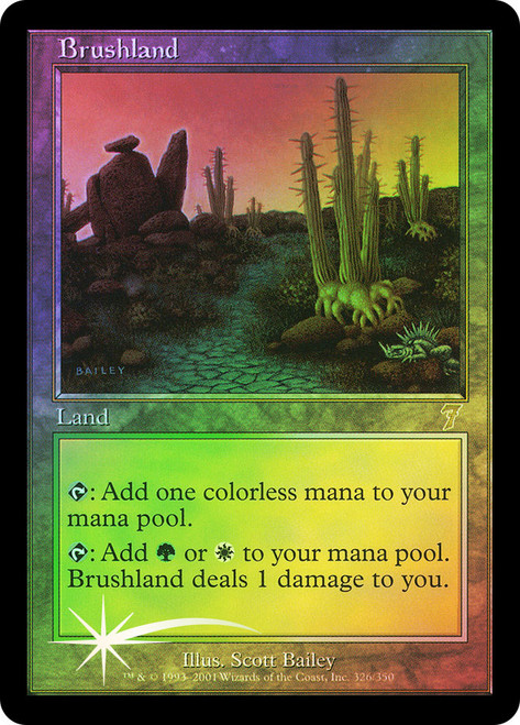 Brushland\n7th Edition\nSingle\nMagic The Gathering