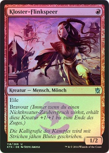 Monastery Swiftspear
Khans of Tarkir (Foil) - German
Single
Magic The Gathering